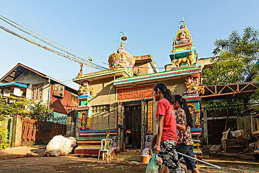 印度,庙宇,孟邦,缅甸