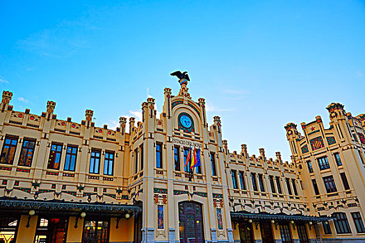 瓦伦西亚,火车站,建筑,北方,西班牙