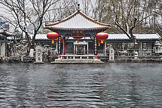 济南雪后风景