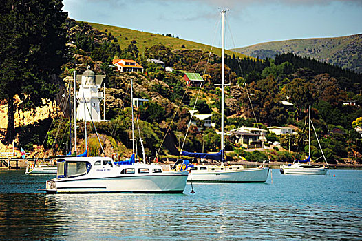 新西兰阿卡罗阿帆船码头
