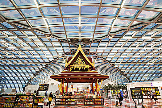 泰国,曼谷,机场,责任,商店