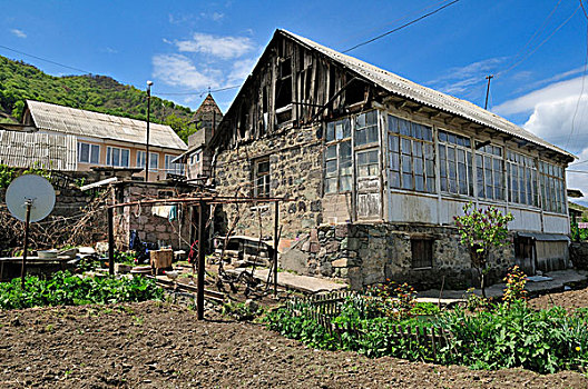 山村,靠近,亚美尼亚,亚洲