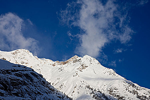 阿尔卑斯山,高处,策马特峰,瑞士