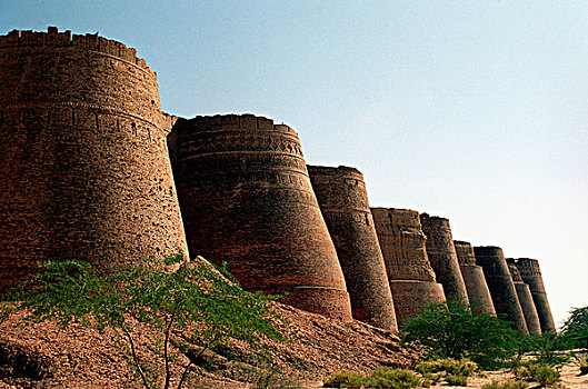 塔,堡垒,巴基斯坦