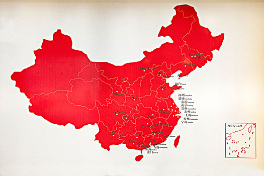 2013重庆春季房交会在南坪国际会展中心交易现场中国地图