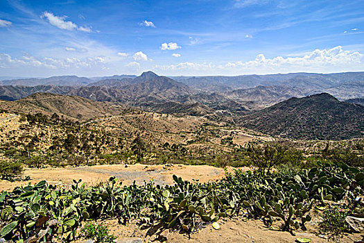 山景,道路,马萨瓦,埃塞俄比亚,厄立特里亚,非洲