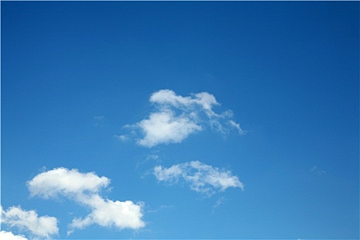 白云,蓝色背景,天空