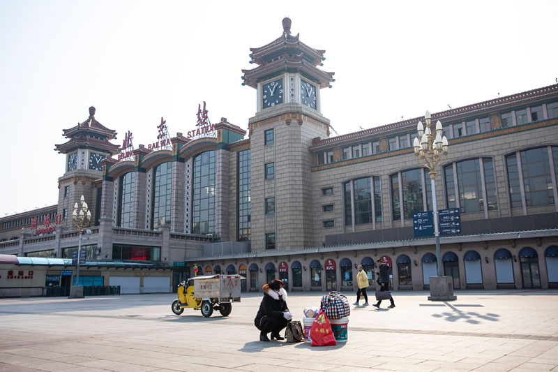 北京火车站全景图片图片