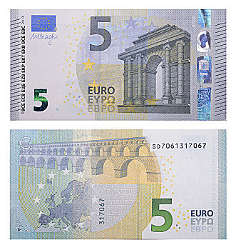 新,5欧元,货币