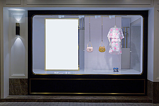 人体模型,时尚,店面展示,窗户