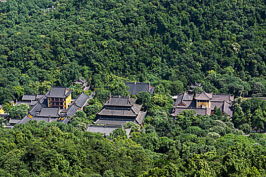 杭州灵隐寺全景