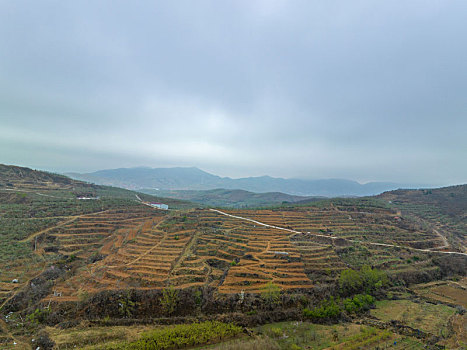 沂蒙山区的小山村