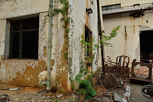 上海二钢厂废旧厂房