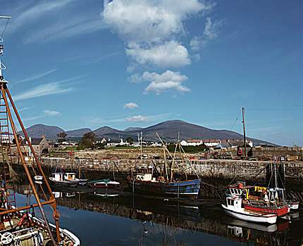 捕鱼,港口,北爱尔兰