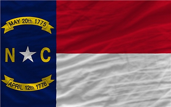 旗帜,美洲,北卡罗来纳,背影