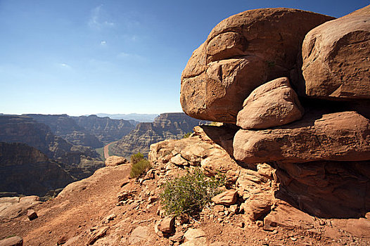岩石构造,风景,西部,边缘,大峡谷,亚利桑那,美国
