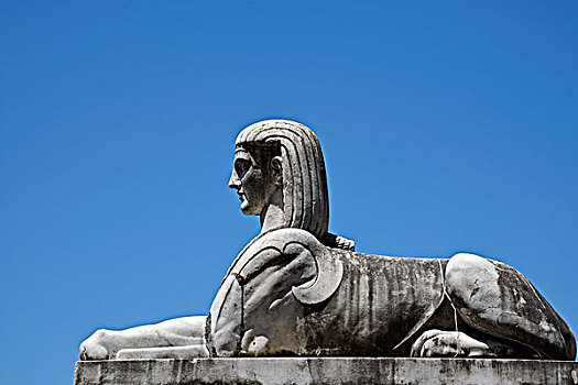 狮身人面像,雕塑,波波罗广场,罗马,拉齐奥,意大利,欧洲
