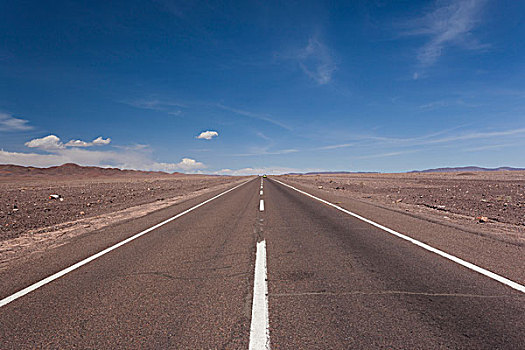 智利,沙漠,公路