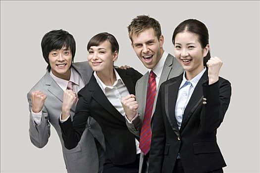 職業女性,商務人士,歡呼