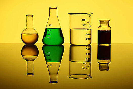 玻璃,化学,管,彩色,背景