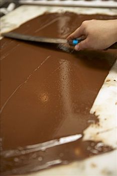 巧克力,大理石板