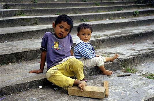 孩子,印度尼西亚,亚洲
