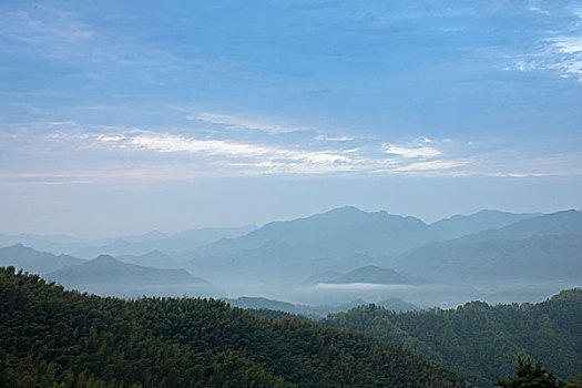 大别山群山