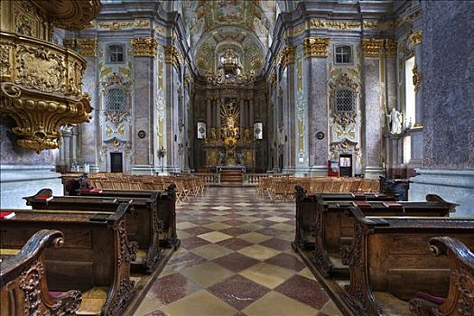 圣坛,大教堂,区域,下奥地利州,奥地利,欧洲