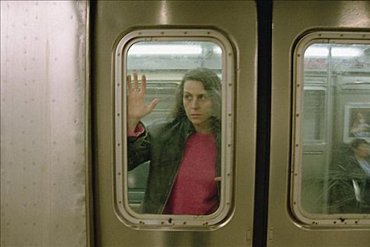 女性,通勤,地铁