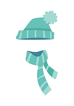 编织,现代,帽子,围巾,条纹,矢量,扭曲,白色,冬季运动,三角形,形状,两个,不同,设计,白色背景,插画