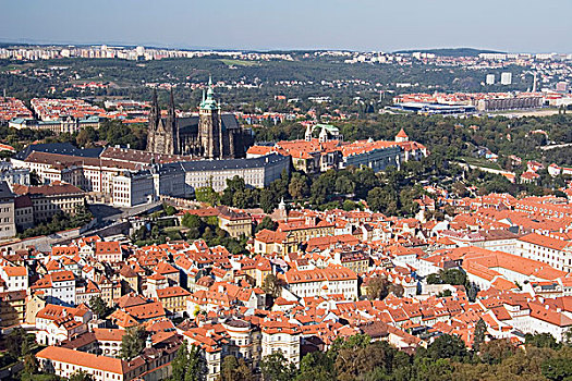 布拉格,捷克共和国,布拉格城堡,中心