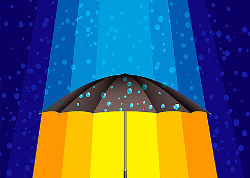冬天,雨滴,背景,伞