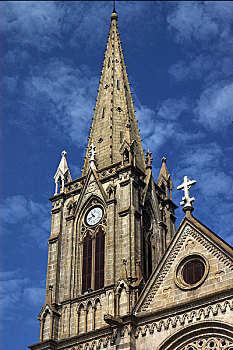 广州圣心大教堂西塔顶部