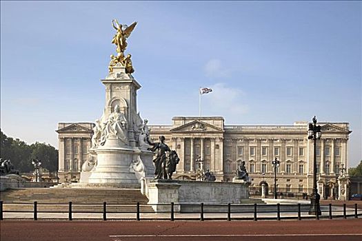 维多利亚,纪念建筑,白金汉,宫殿,伦敦,英格兰