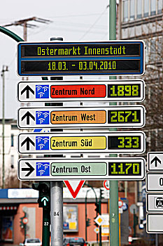 停车场,行程安排,城市,停放,平台,连接,留白,展示,北莱茵威斯特伐利亚,德国,欧洲