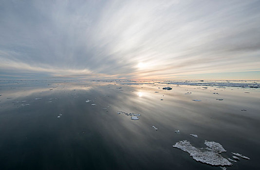 日落,格陵兰