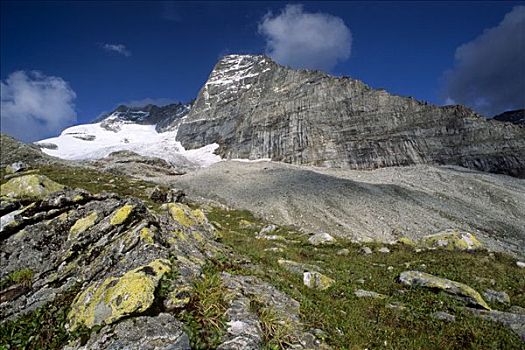 北缘,冰河,阿尔卑斯山,北方,奥地利,欧洲