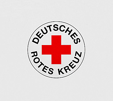 标识,十字架,德国,红色