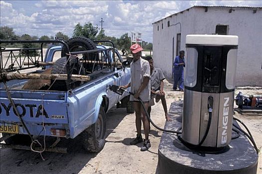 加油站,泵,汽油,纳米比亚