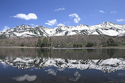 山脉,五个,湖