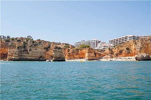 豪华酒店,岩石海岸,葡萄牙