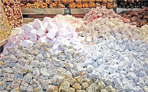 土耳其快乐糖,埃及,市场