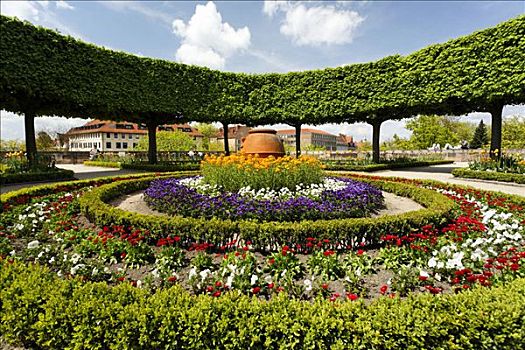 花园,历史名城,中心,纽伦堡,弗兰克尼亚,巴伐利亚,德国,欧洲