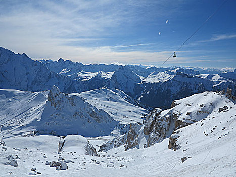 冬天,自然,风景,初雪,山