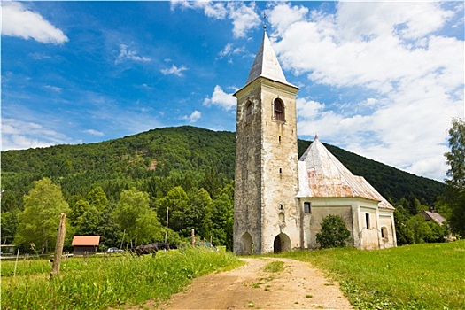 教堂,靠近,斯洛文尼亚
