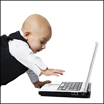 男婴,套装,笔记本电脑