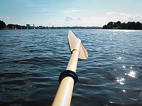 划船,易北河