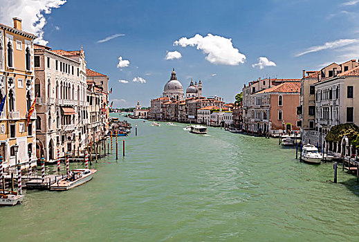 大运河,威尼斯,圣马利亚,行礼