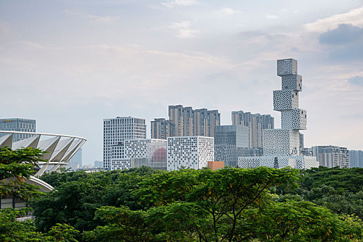 佛山,城市,汽车背景图