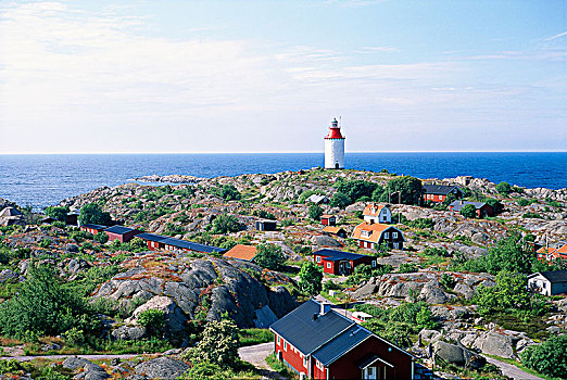 风景,群岛,瑞典